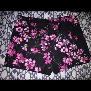 Express Floral Dress Shorts